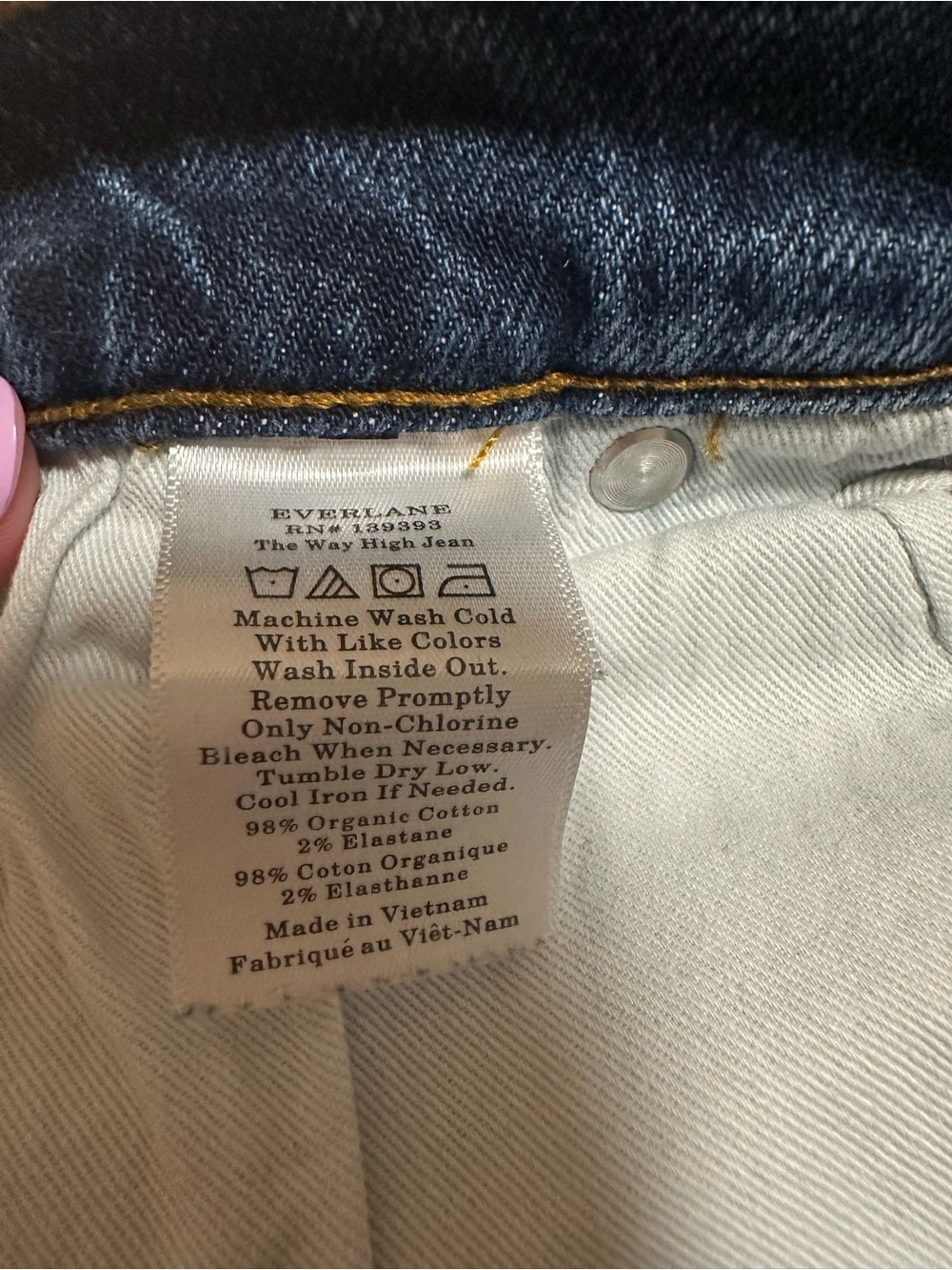 Everlane the way high Jean medium wash size 29 regular - Picture 5 of 9